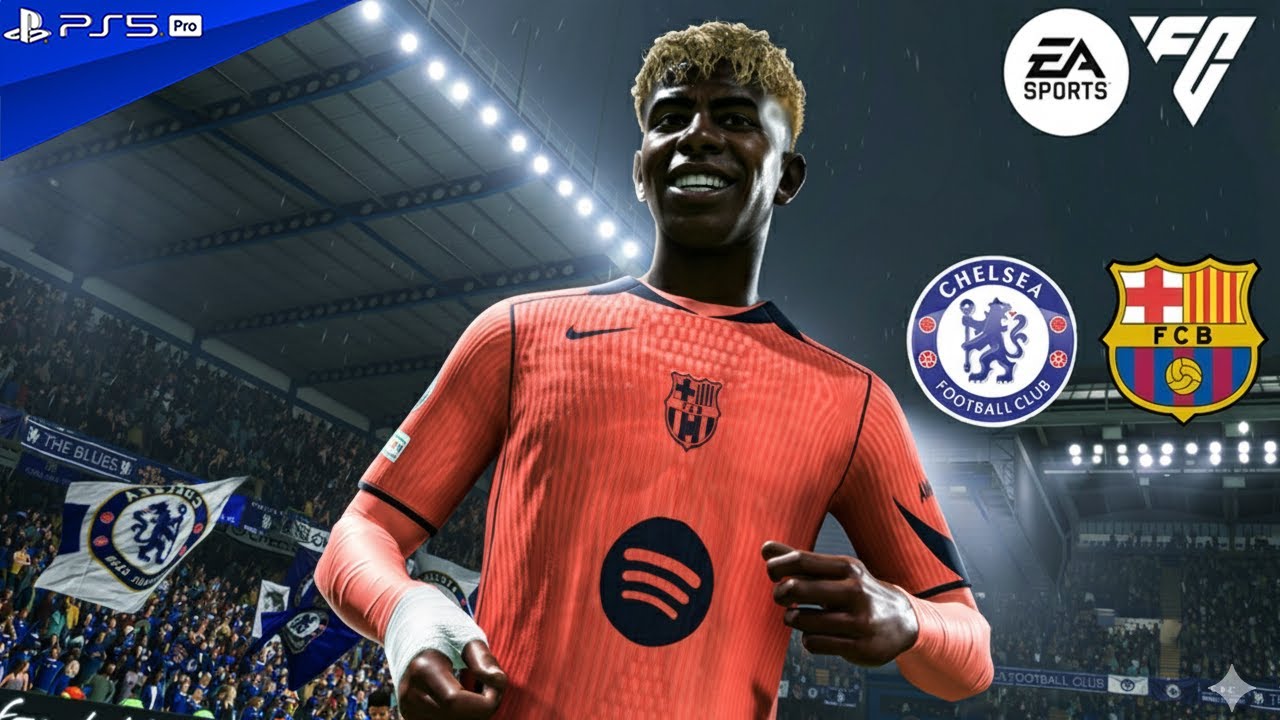 Barcelona vs Chelsea UCL 2025/26 ⚡ New Kits | EA FC 25 Realistic Gameplay [PS5™ 4K60] #aapkagamer