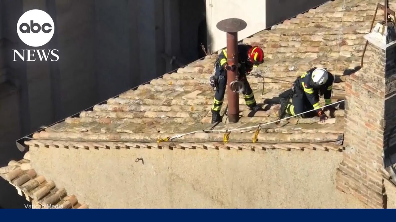 David Muir shares new images inside the Vatican ahead of papal conclave