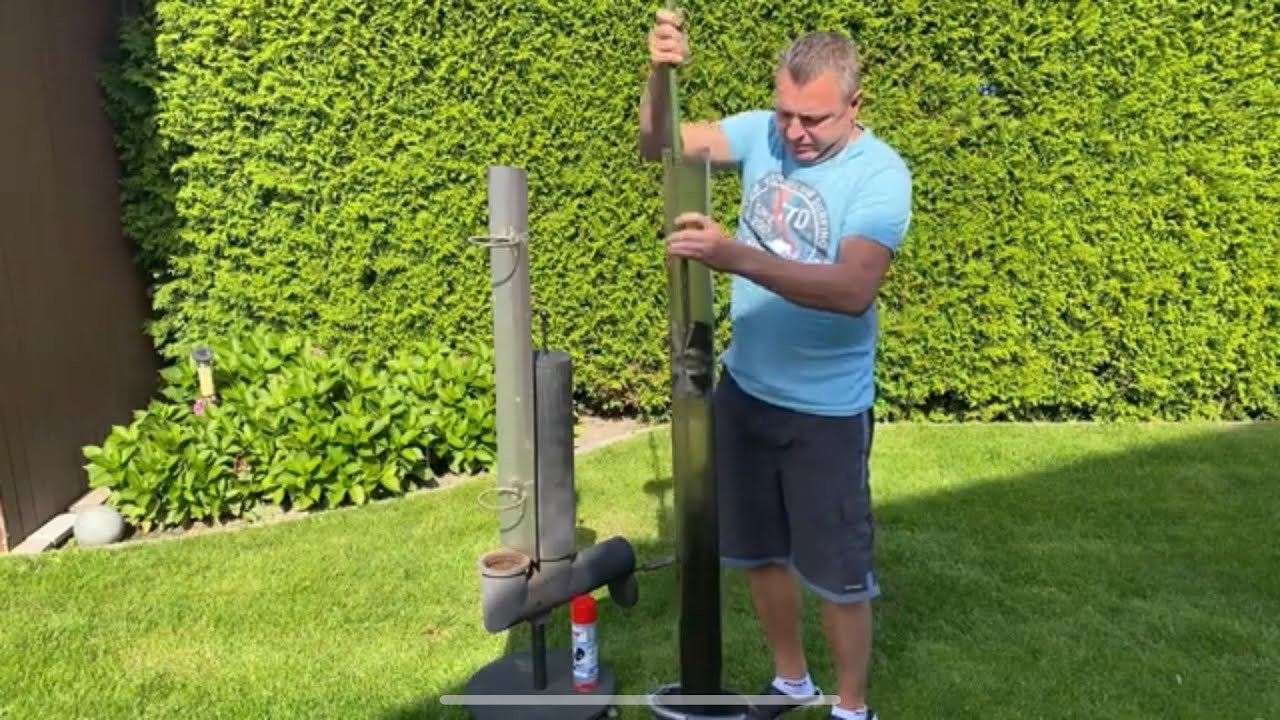 Pellet Fackel reinigen.