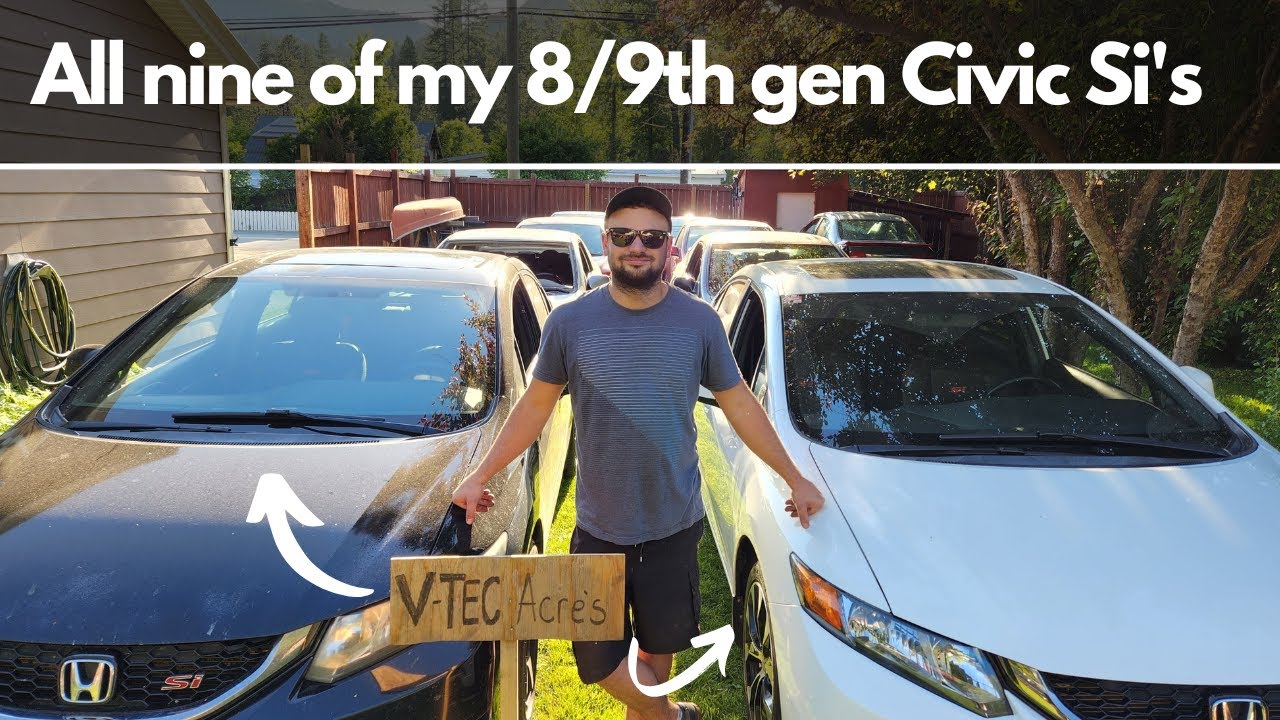 A tour of VTEC acres // 8th gen Civic Si collection