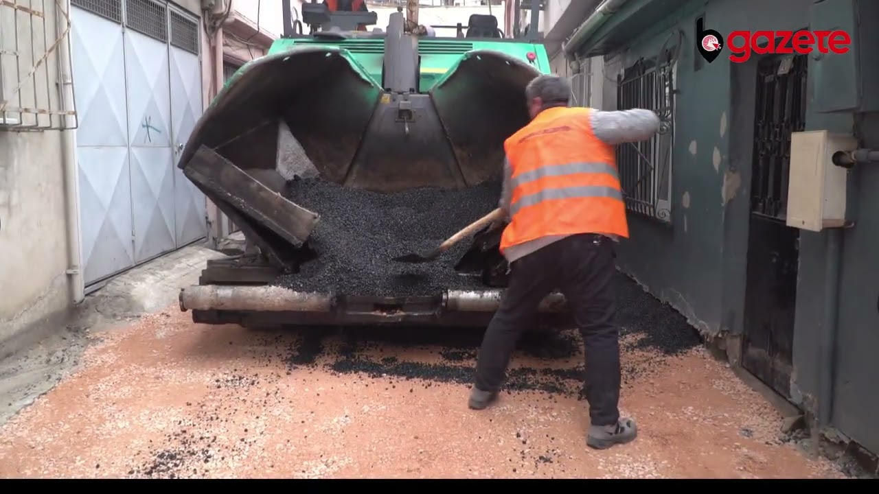 Osmangazi Belediyesi Sokakları Yenilemeye Devam Ediyor