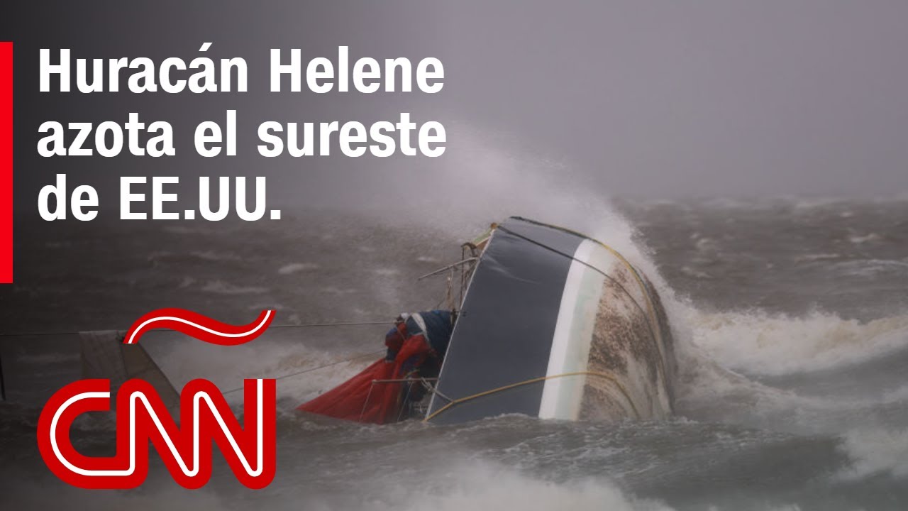 Resumen: Alarma en Florida por el paso de Helene como huracán categoría 4
