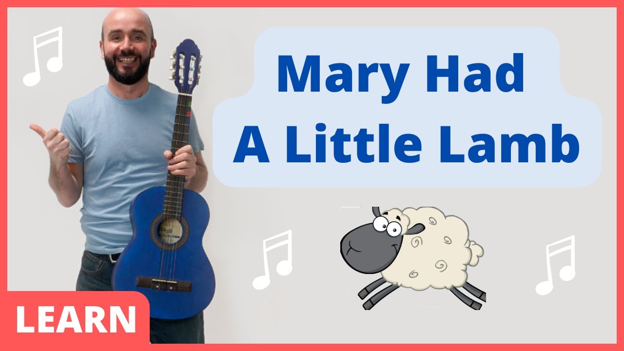 Mary Had A Little Lamb Guitar Lesson (SUPER EASY SONG)