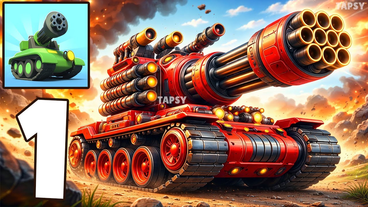 🚀Tank Sniper Gameplay Walkthrough Part 1 – Powerful Tank Sniping Action! (Android,iOS)