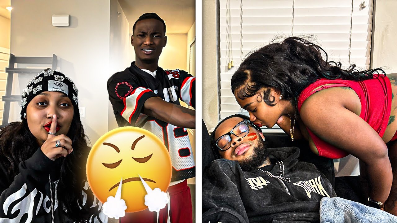 Kissing Amar While He Is Sleep Prank😱