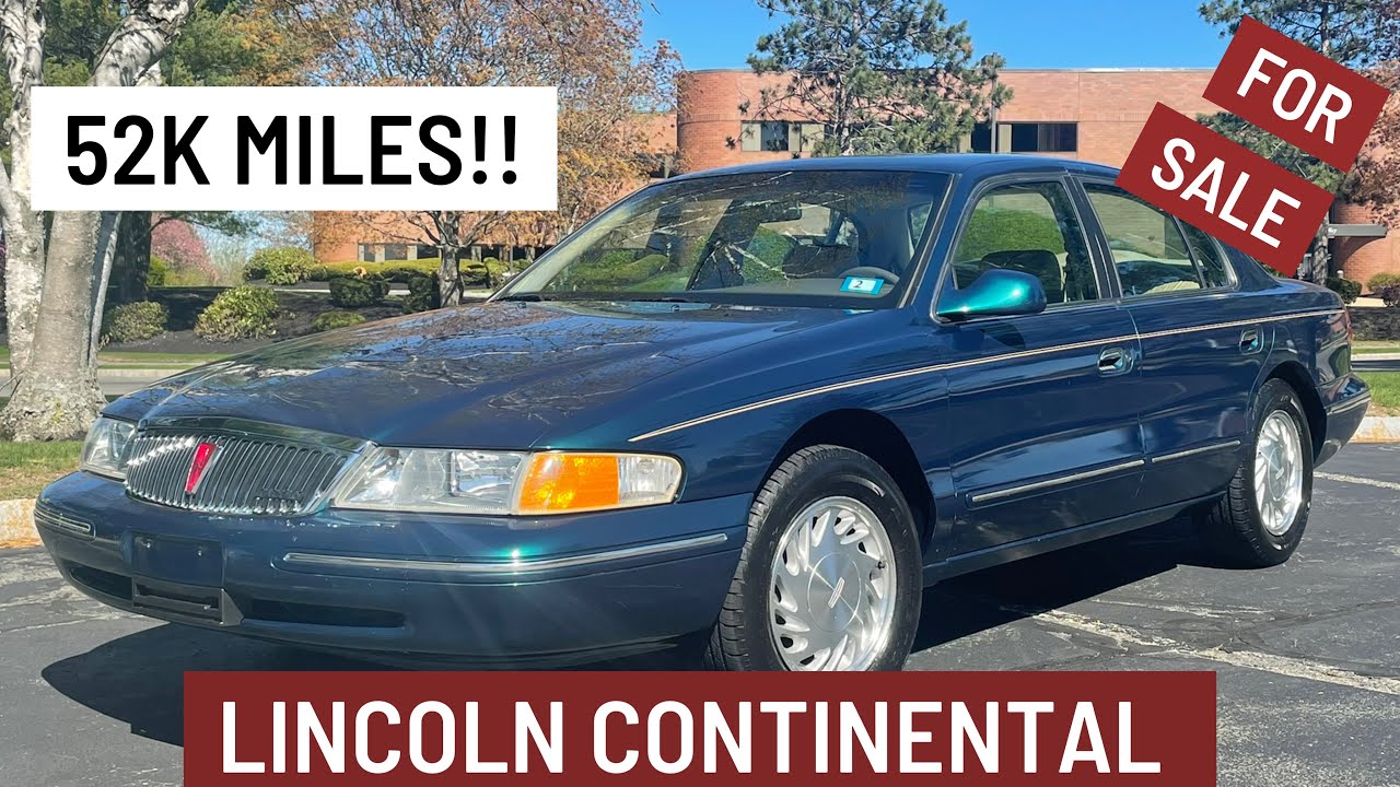 1997 Lincoln Continental Only 52K For Sale By Elite Motor Cars Of Peabody MA Sold