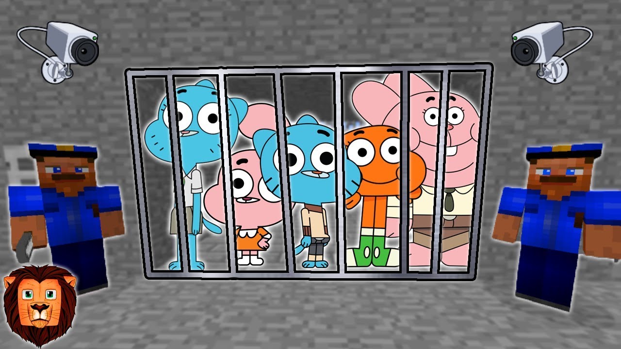 EL INCREIBLE MUNDO DE GUMBALL PRESOS (MINECRAFT PRISON ESCAPE) | MINECRAFT ESCAPA PRISION ROLEPLAY
