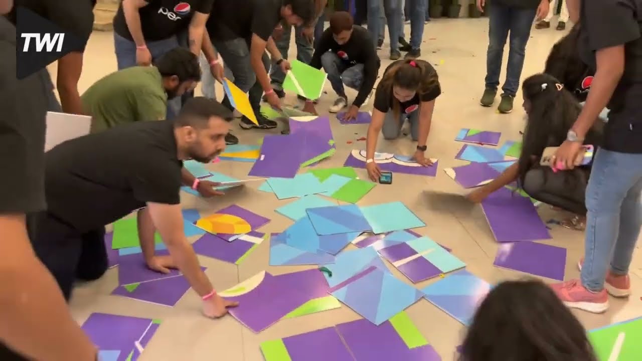 Unleashing Creativity and Collaboration : Big Puzzle Team Building Activity for corporates #team