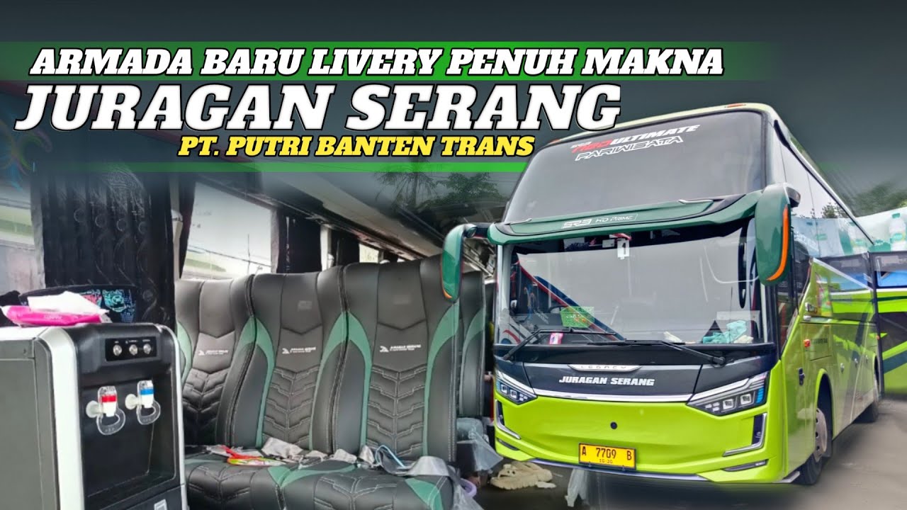 ARMADA BARU WARNA NYEGERIN BANGET ⁉️ BUS JURAGAN SERANG LEGACY SR3 NEO ULTIMATE 