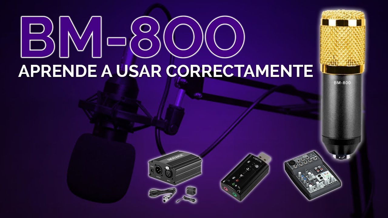 Micrófono BM-800 || Aprende a usar correctamente como un profesional...