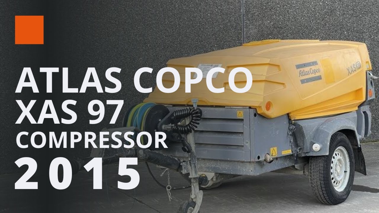ATLAS COPCO XAS 97  mobile compressor | 2015 | 332 hours