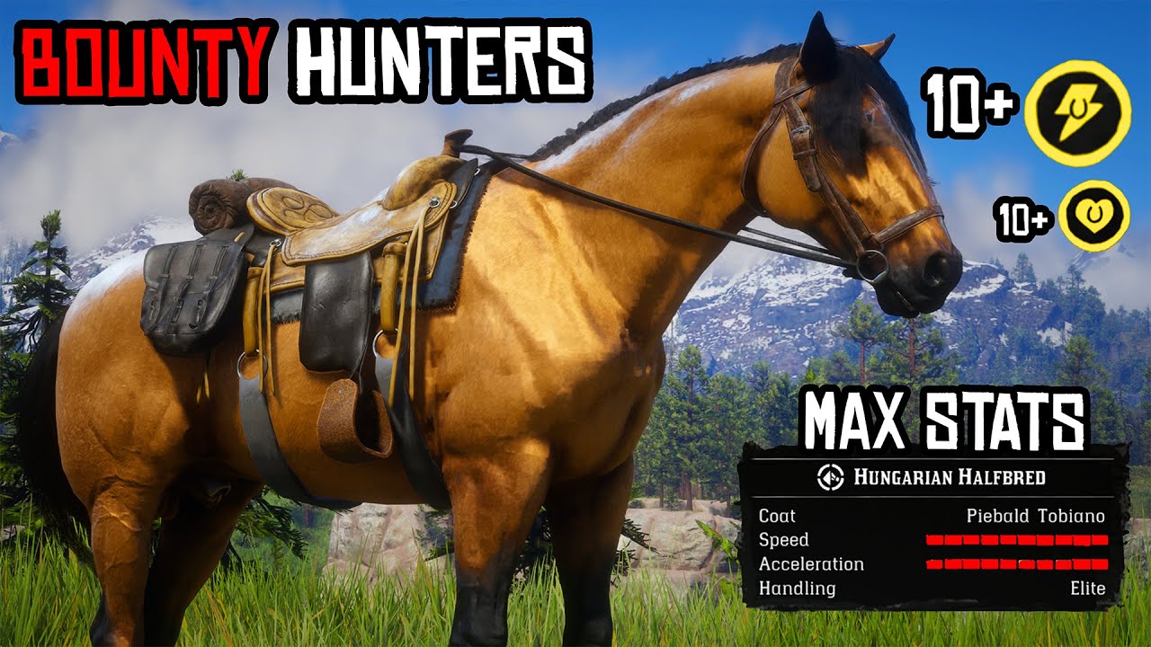 TOP 6 BEST BOUNTY HUNTERS HORSES IN RED DEAD REDEMPTION 2 ONLINE