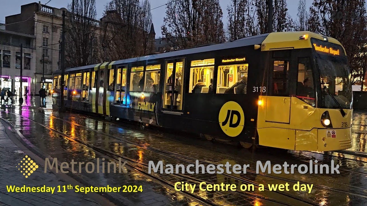 693 - Manchester Metrolink: Manchester City Centre on Wednesday 18th December 2024