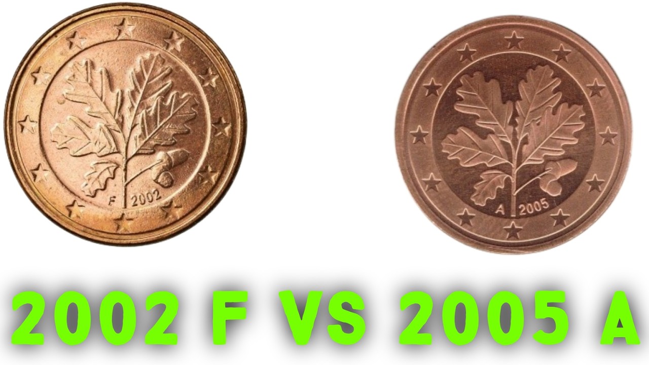 Top 2 Rare Germany 5 Euro Cent Coins Worth Big Money? 2002 F & 2005 A Coin Value Revealed