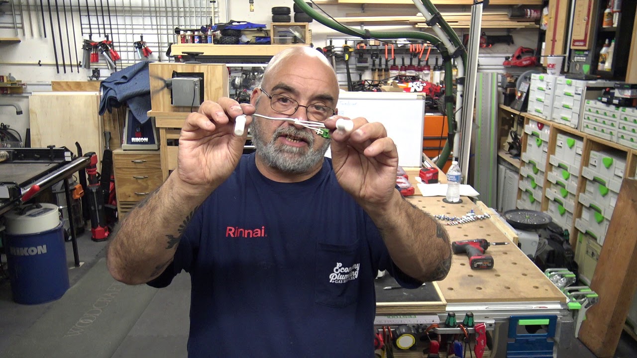 Removal and cleaning of Rinnai's water flow turbine
