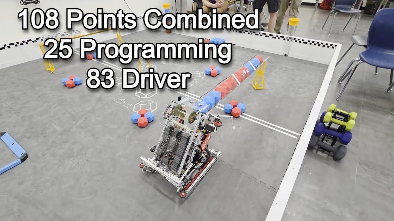 45519X Official 108 Point Skills | VEX Push Back