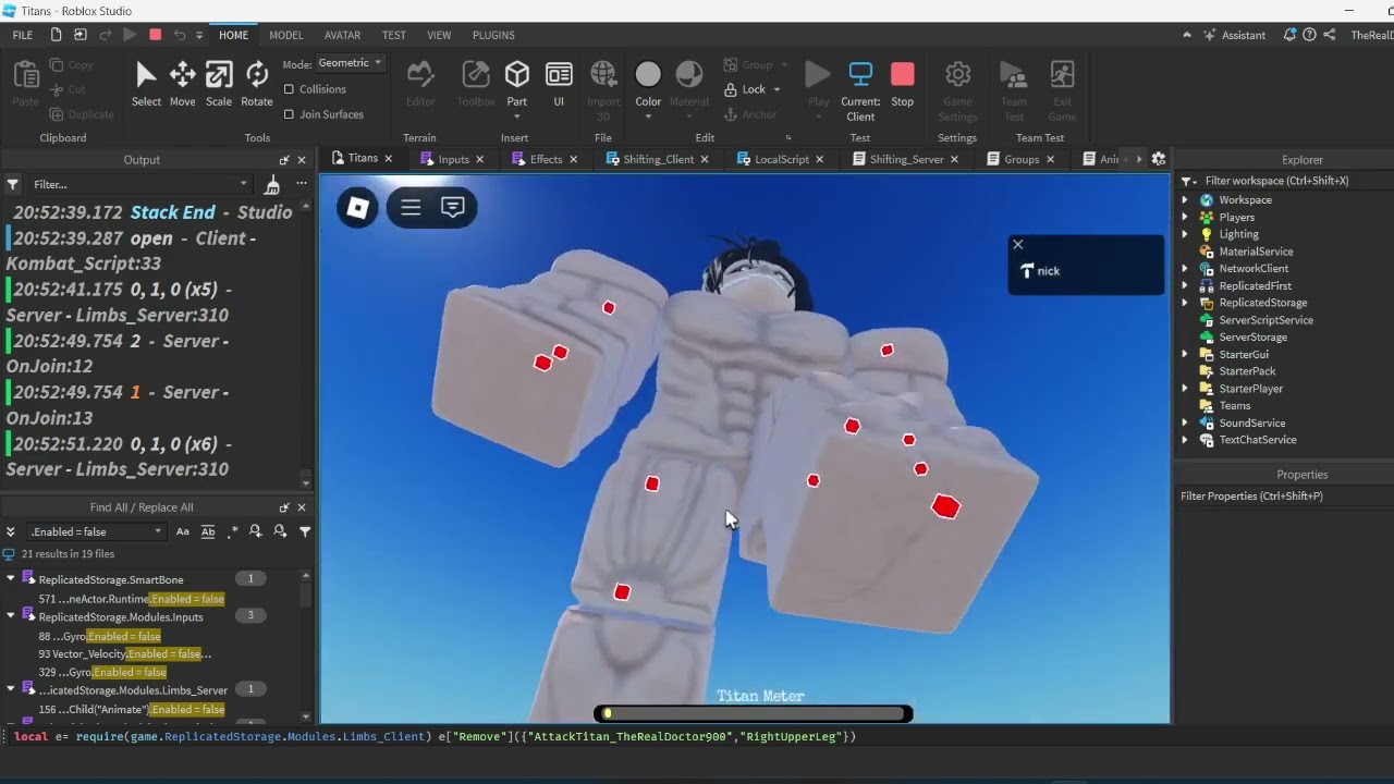 Titan Script V8 Sneak