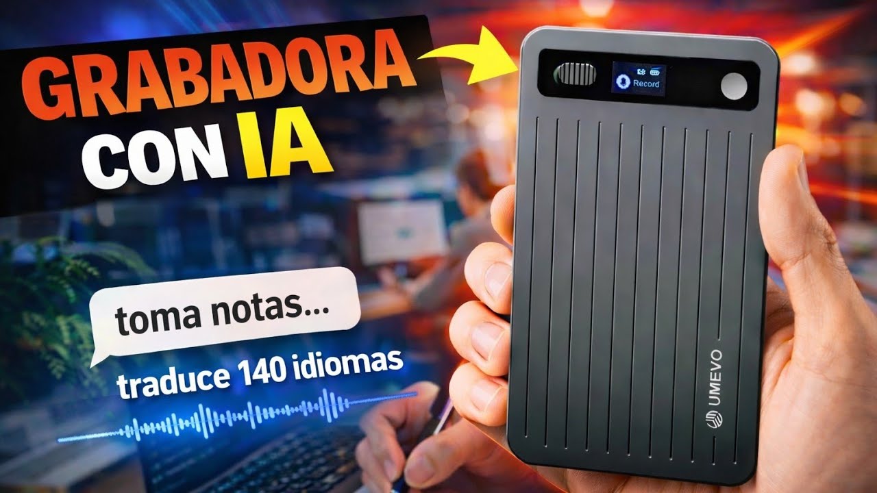 Esta Grabadora con IA lo HACE TODO 🤯 | Transcribe, Resume y Crea Mapas Mentales