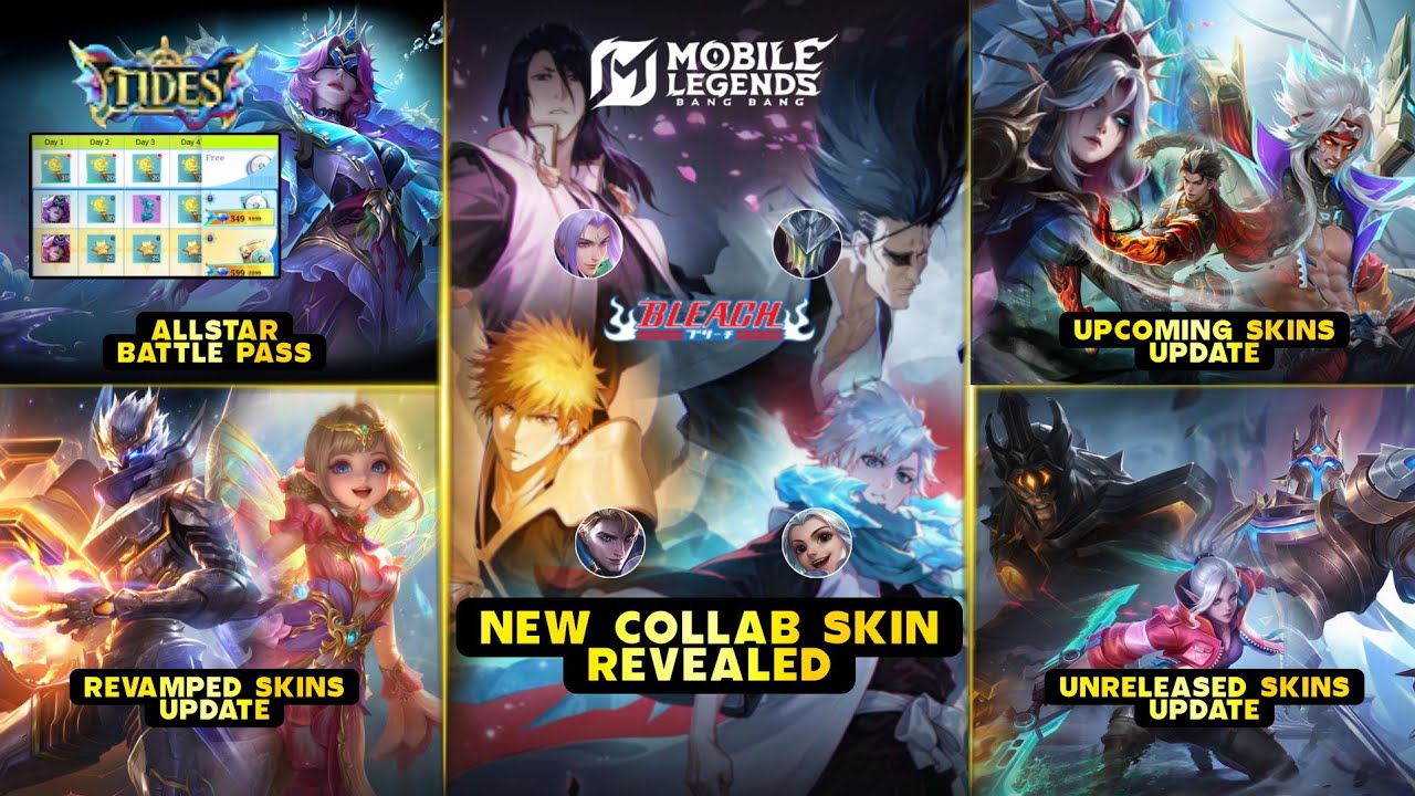 HUGE UPDATE! ZARAKI KENPACHI Skin, Pharsa ALLSTAR Battle Pass, REVAMPED LEGEND skin - Mobile Legends