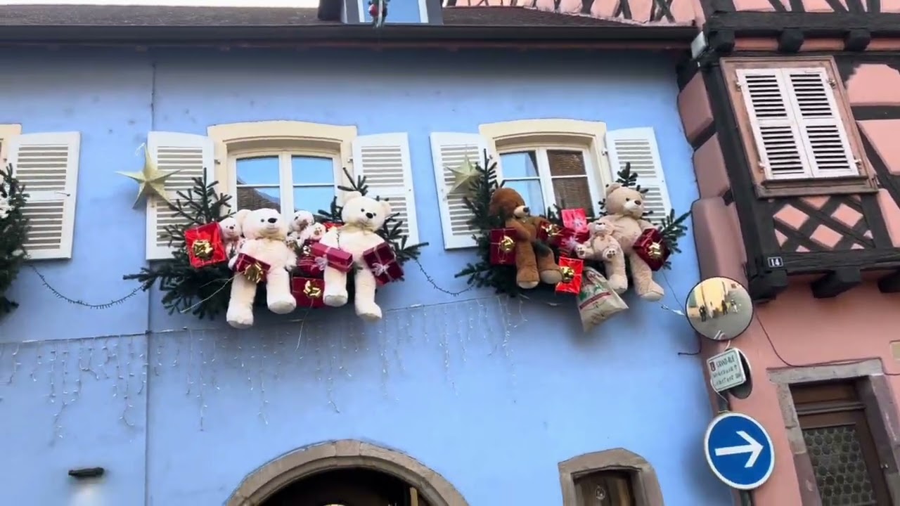 COLMAR ve köyleri 🇫🇷 yılbaşı | seyahat | sessiz vlog 