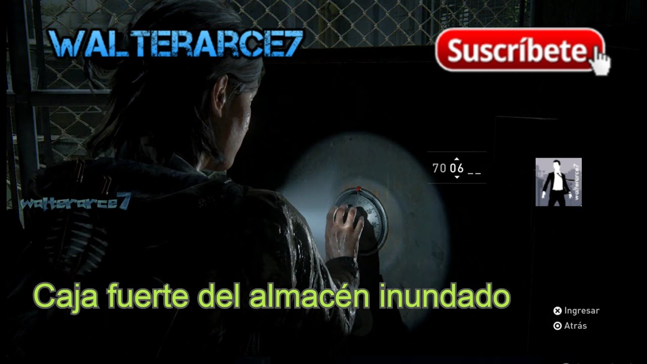 Caja fuerte del almac&eacute;n inundado   en La ciudad inundada The Last of Us 2 PS4 GAMEPLAY🐴🌈👏👍