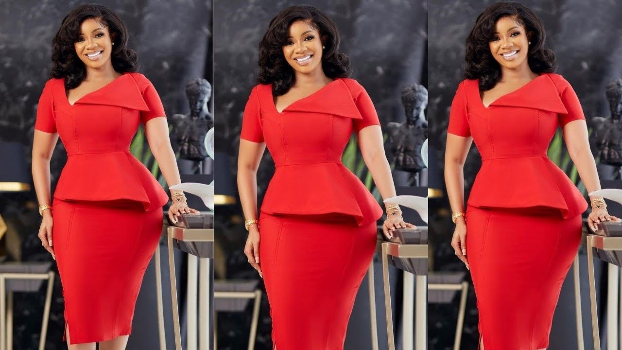 How to cut and sew this gown with asymmetrical lapel neckline