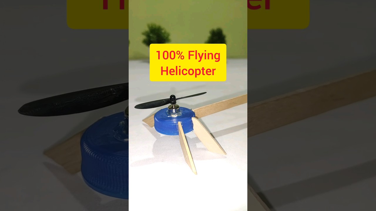 RC flying Helicopter make at home | helicopter घर पर बनाएं #shorts #diy #helicopter