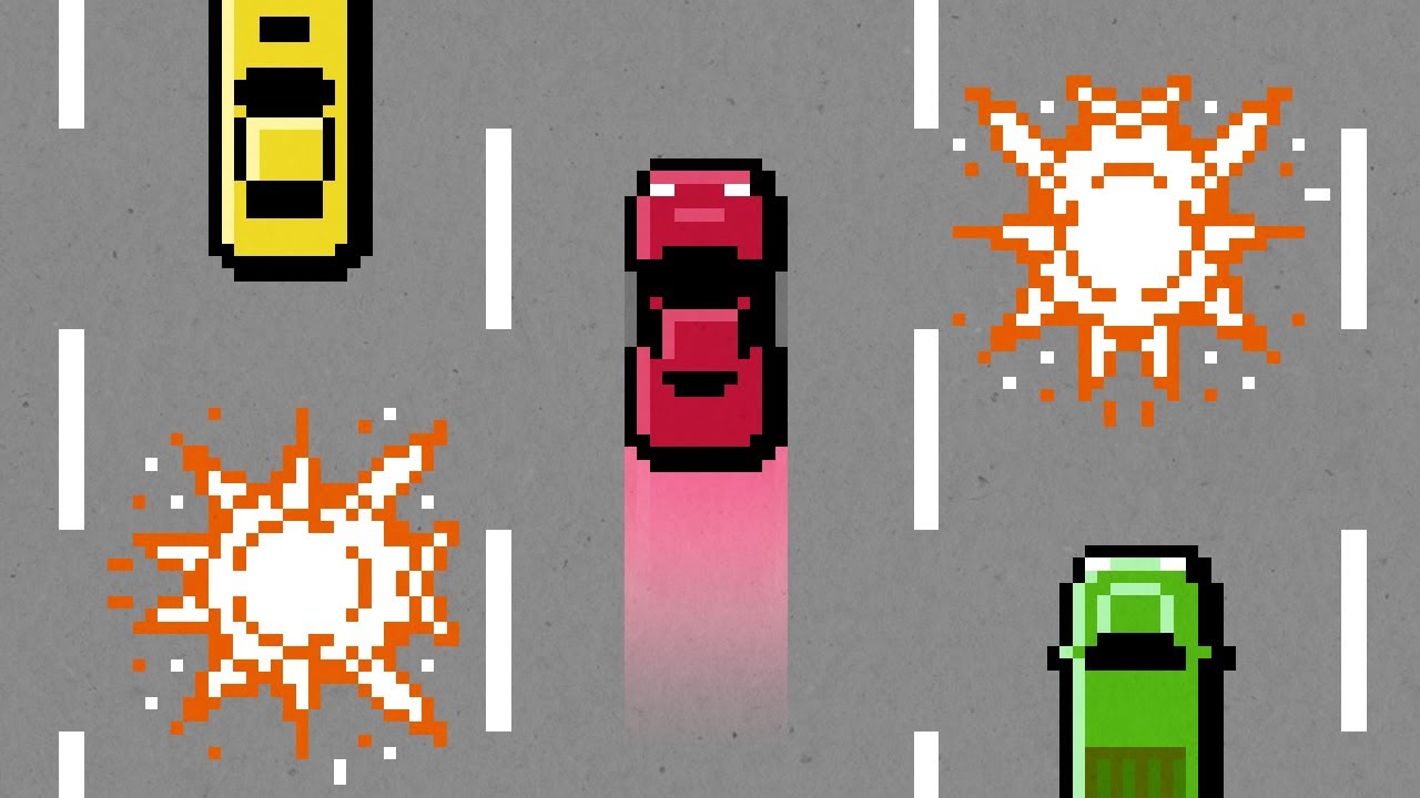 Rozgrywka w L.A. Freeway: The Video Game (NES) &ndash; bez komentarza