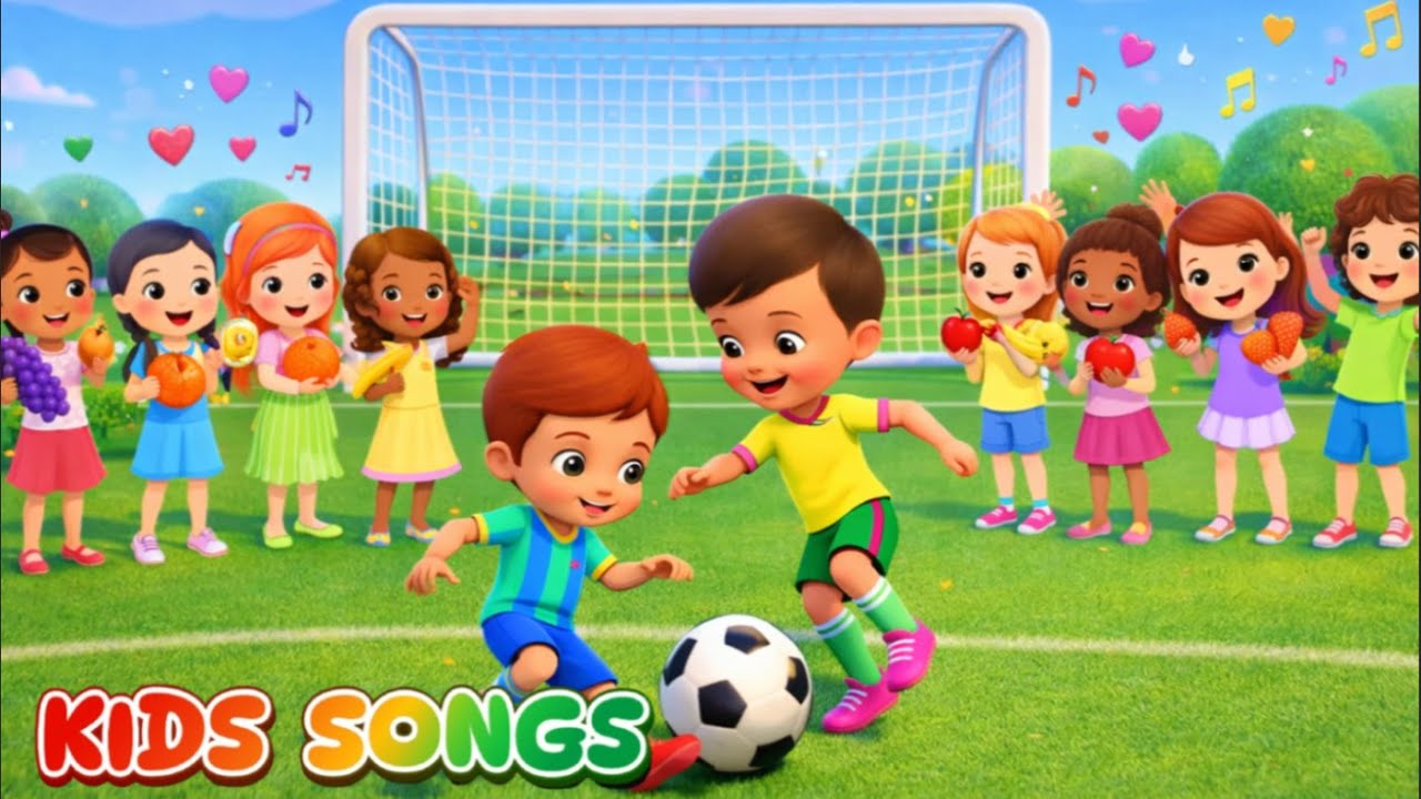 🚀🥅Boys on the Field, Girls Cheering⚽Kids Songs - Fun and Learning