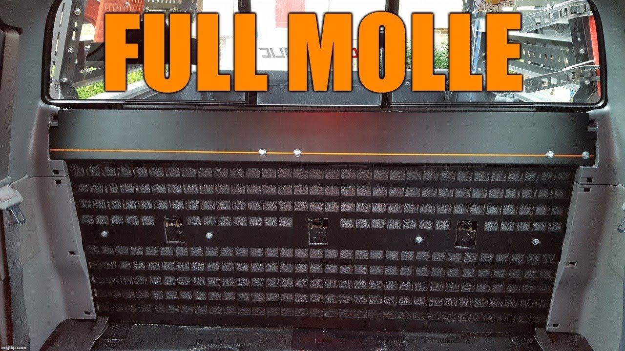 Toyota Tacoma Mod Install — Full Rear Seat Molle Rack System