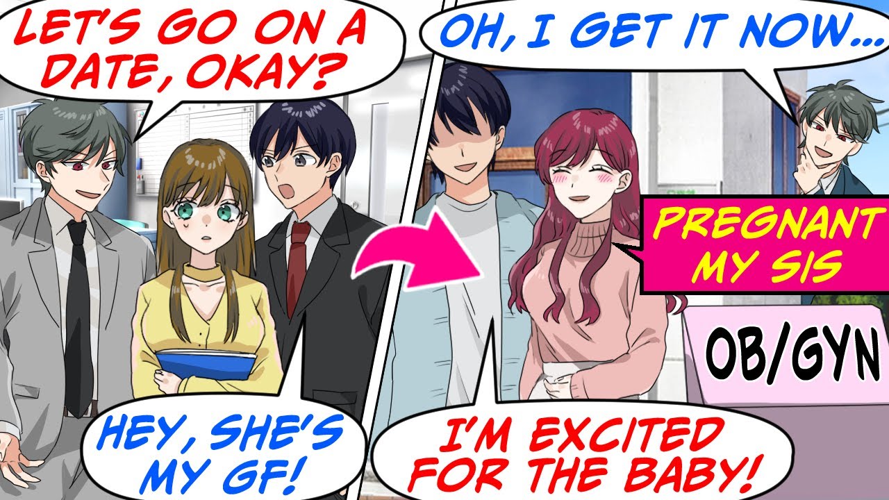 My Rude Coworker Flirts With My GF & He Thought My Pregnant Sis Was My True Love![RomCom Manga Dub]