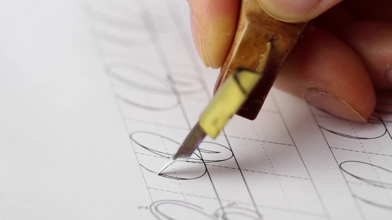 Learn Engrosser's Script: Copybook