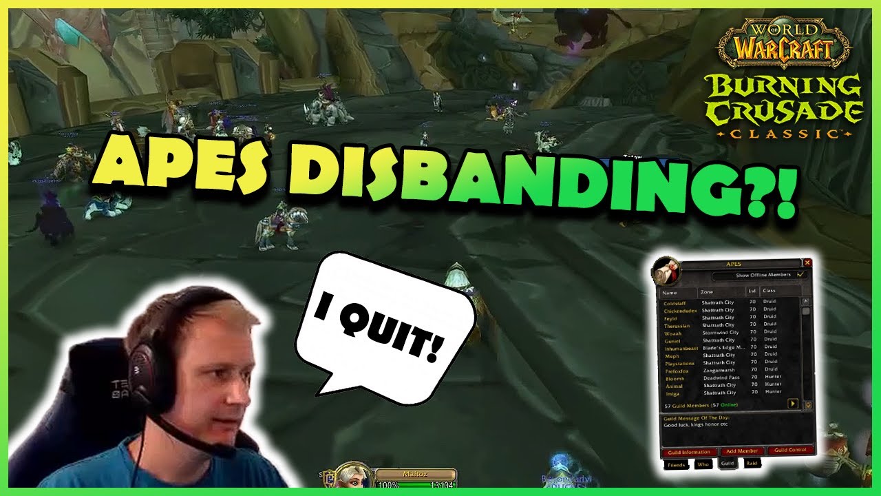 APES DISBANDING?!?! | Daily Classic WoW Highlights #135 |