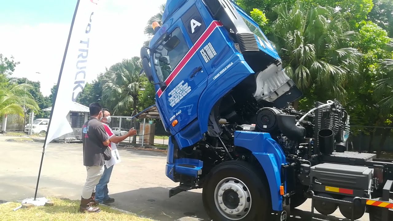 Cara Mudah Mencondongkan Cabin UD Trucks New Quester (Menggunakan joystick)!