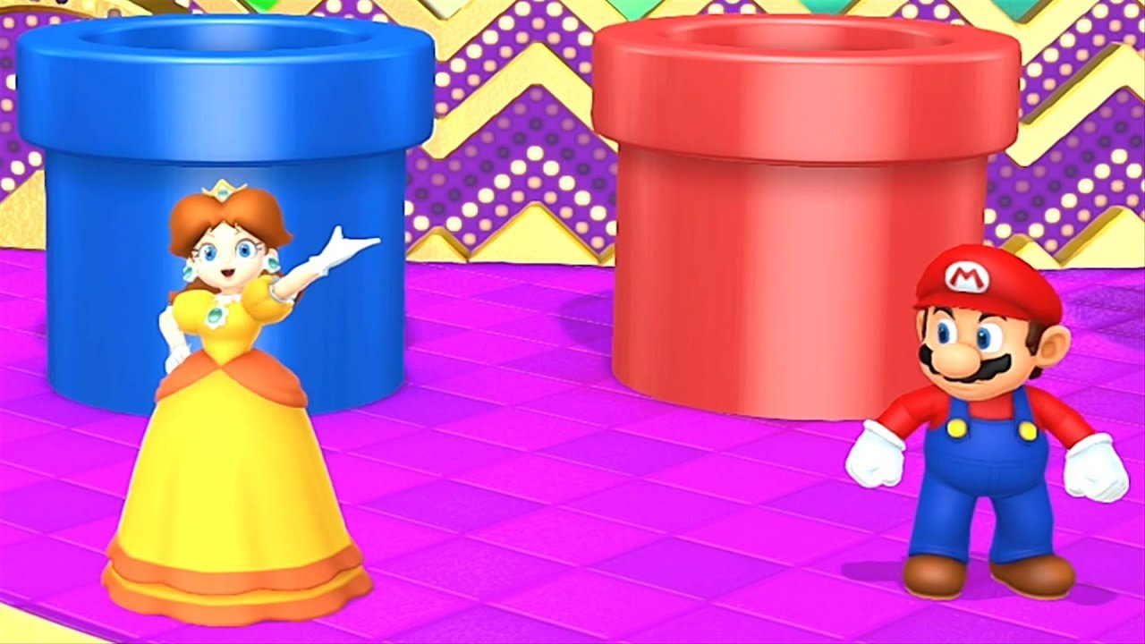 Mario Party 10 Coin Challenge ◆Daisy vs Mario vs Waluigi vs Yoshi #1