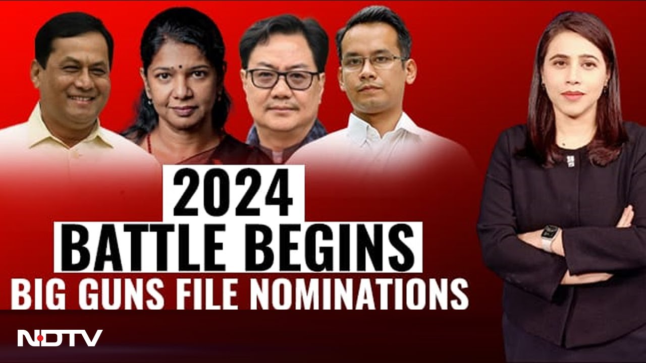 Lok Sabha Elections 2024 | Battle 2024 Begins: Big Guns File Nominations | Left Right & Centre