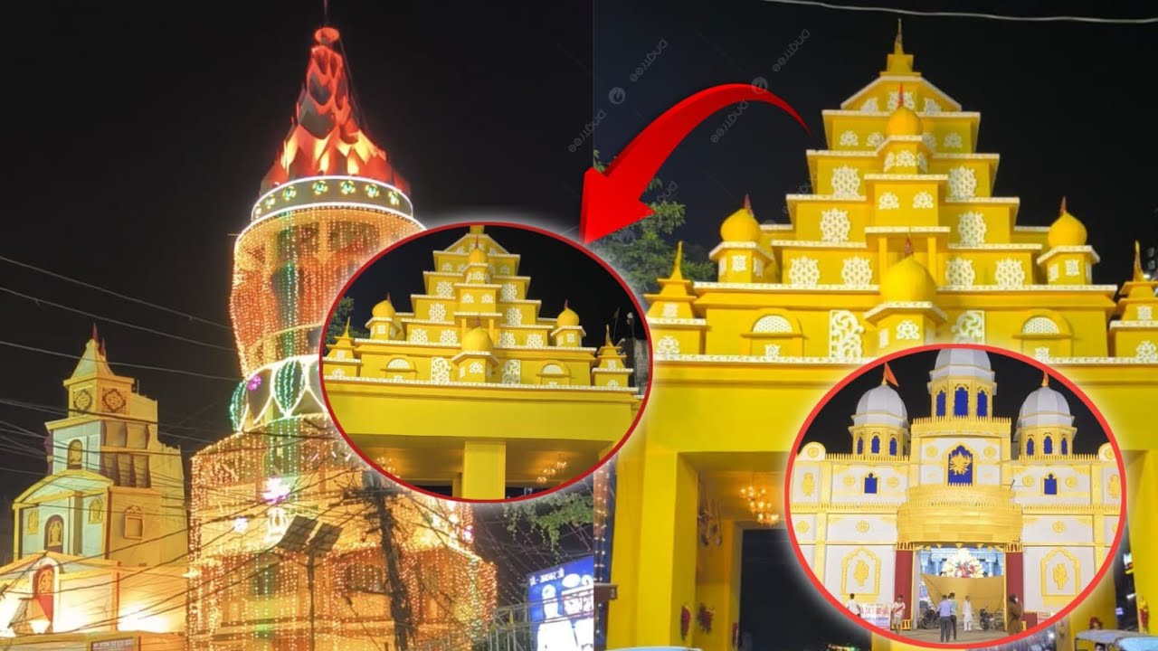 Hajipur is Ready for Navratri Mela. Most Beautiful Pandal in Hajipur.