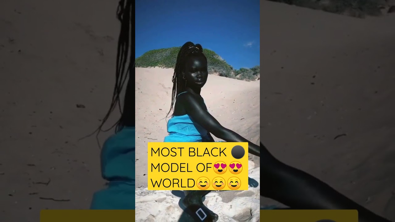 #BLACK MODEL OF WORLD. #shorts