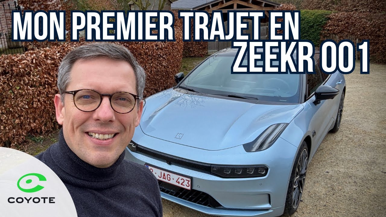 Premier Trajet : mes 41 premiers kilomètres au volant de la Zeekr 001 !