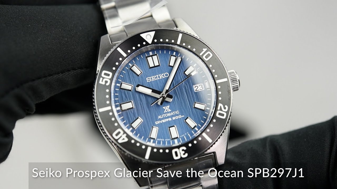 Seiko Prospex Glacier Save the Ocean SPB297J1