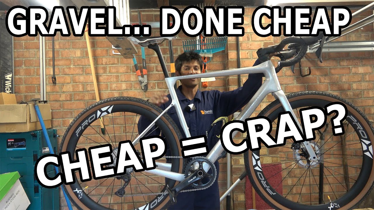 I thought Gravel was a joke so I bought Cheap Frame and wheels