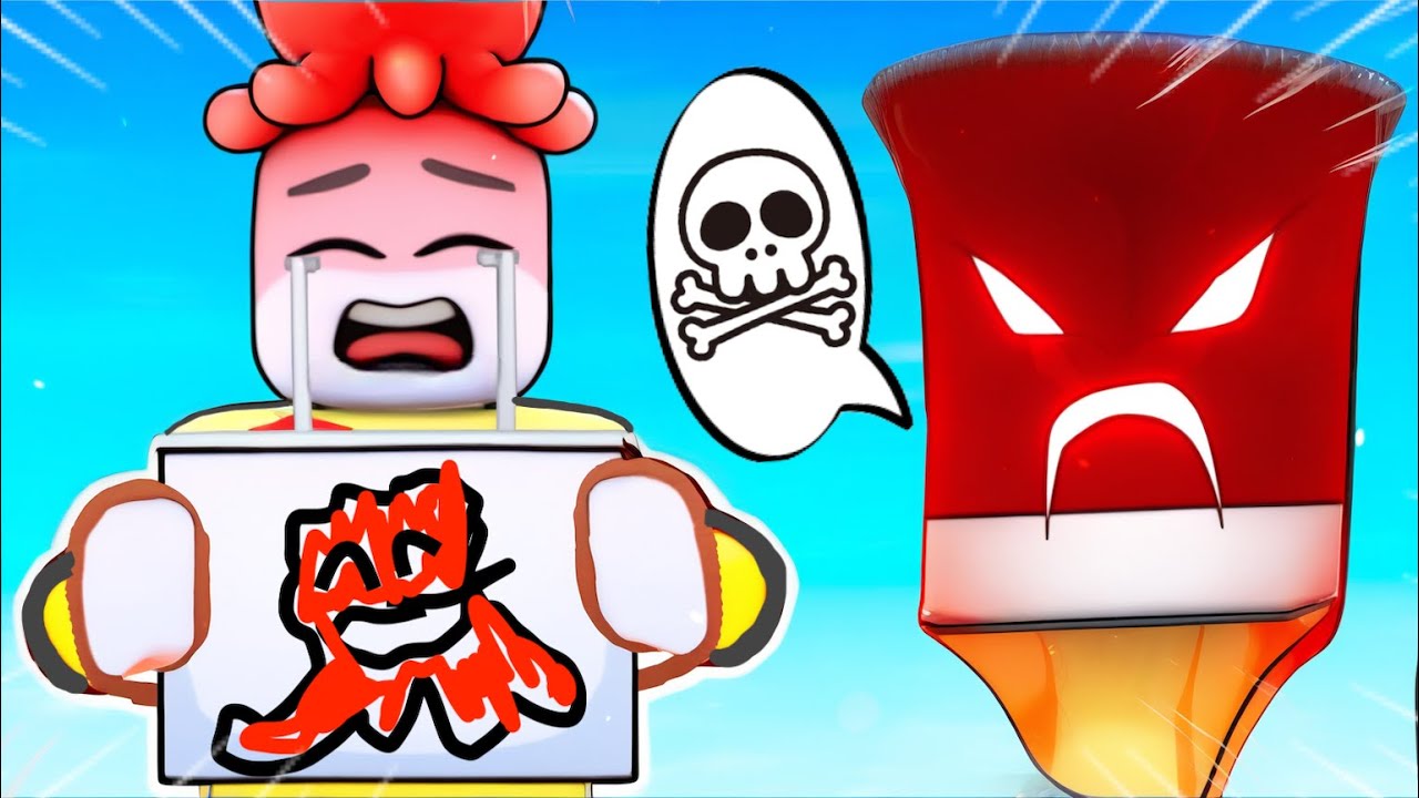 絵がへただと死んでしまうロブロックス【 Roblox 】