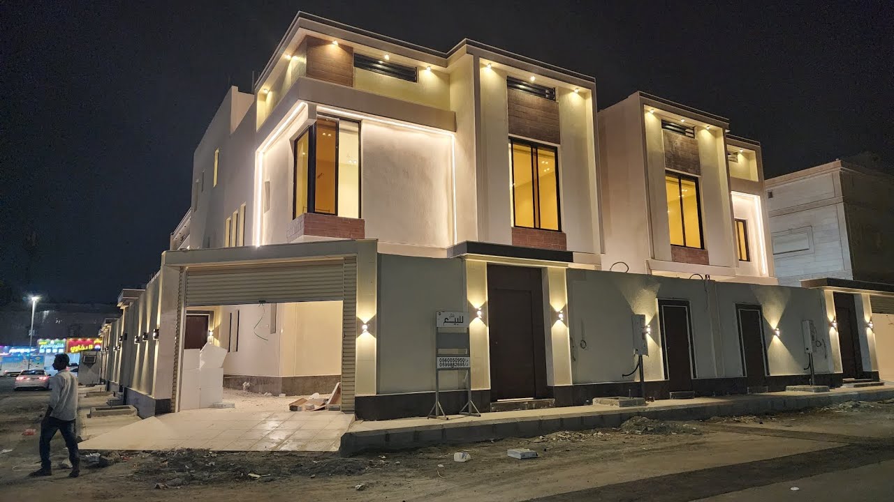 فلل  للبيع دورين وملحق مساحه 300 شمال جده حي الفلاح