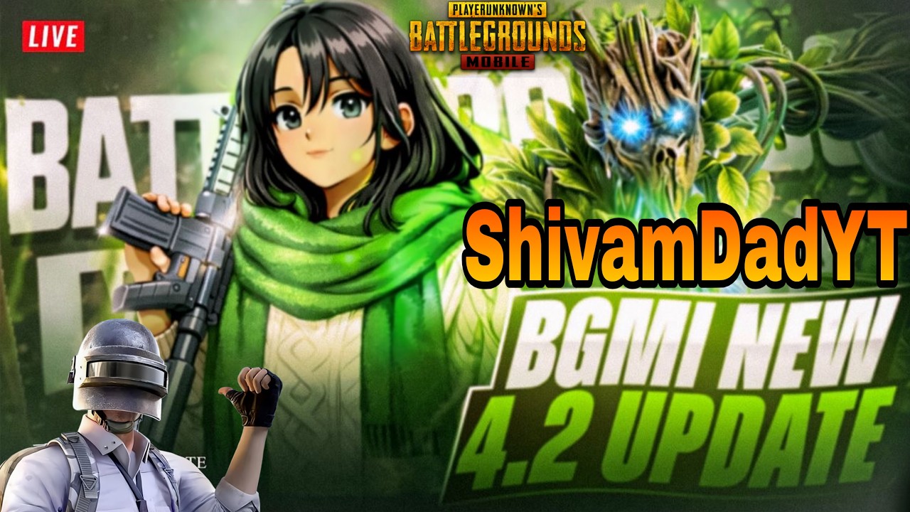 🔴BGMI 4.2 UPDATE LIVE 🔥 New Season Ranked Gameplay | ShivamDadYT