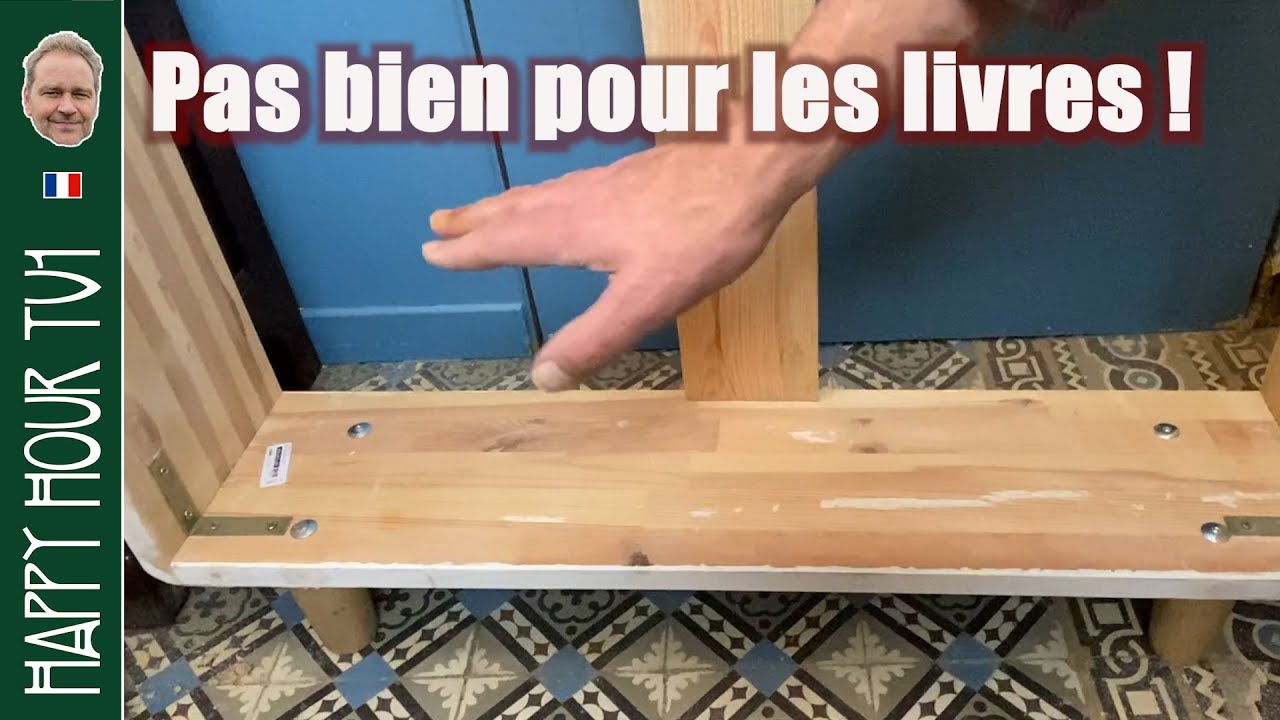 Faire disparaître les pièces métalliques d'une planche d'étagère 1