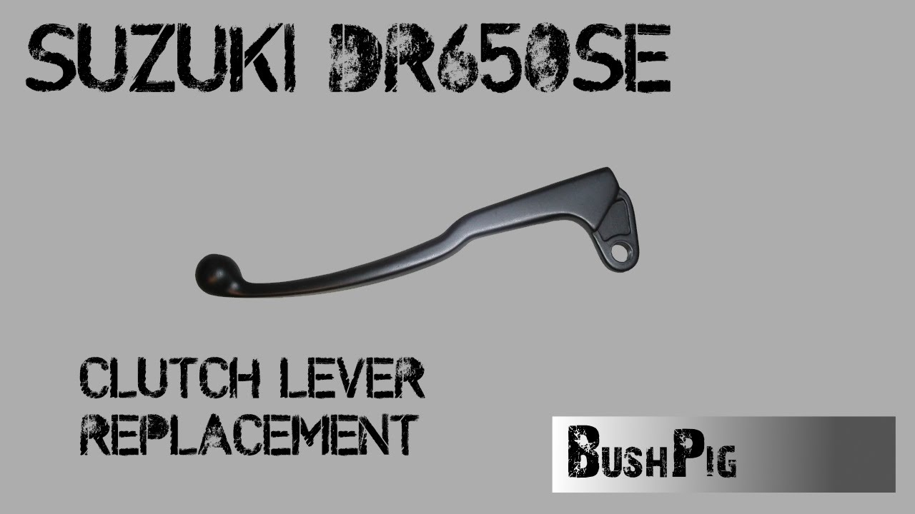 Suzuki DR 650 SE Clutch Lever Replacement