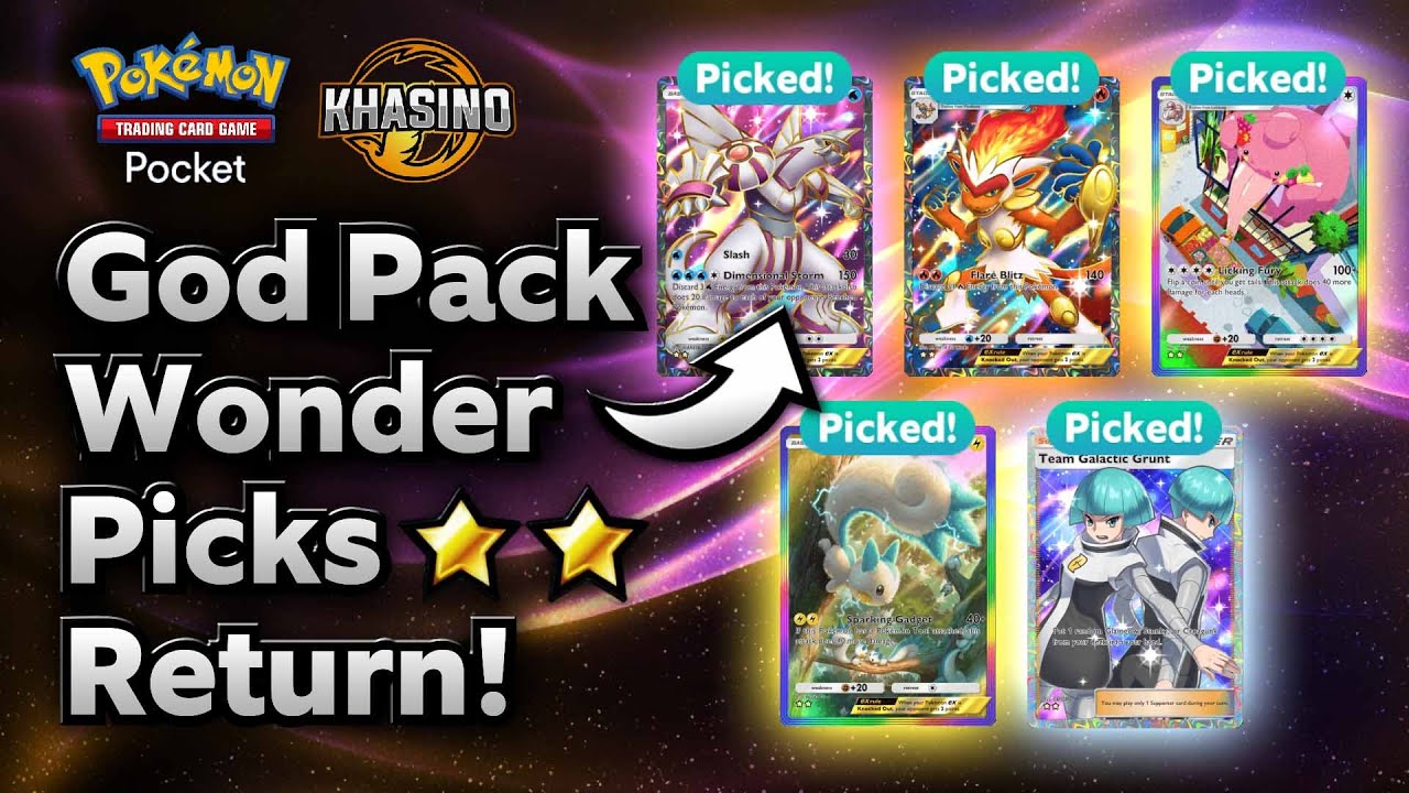 God Pack Wonder Picks Return! - Pok&eacute;mon TCG Pocket - PTCGP