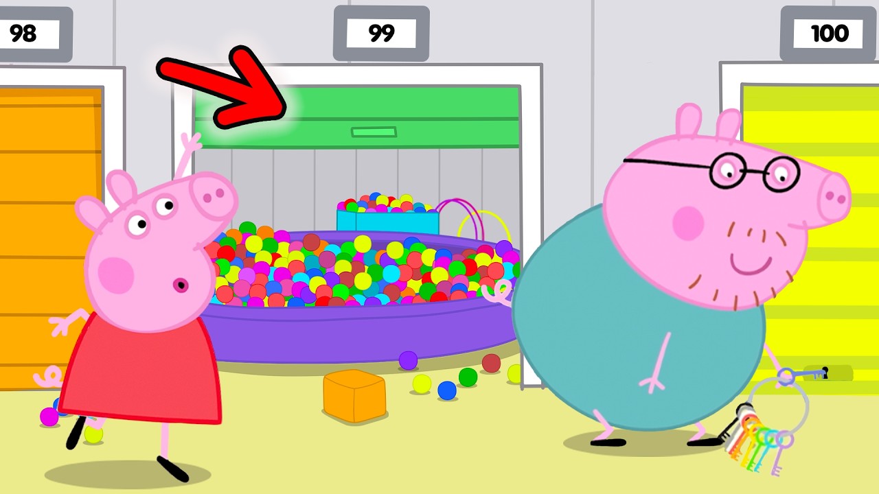 Peppa Pig Finds a SECRET Storage DOOR! 🔍 | Peppa & George: Hide & Seek🐽 | Tales | Full Episodes