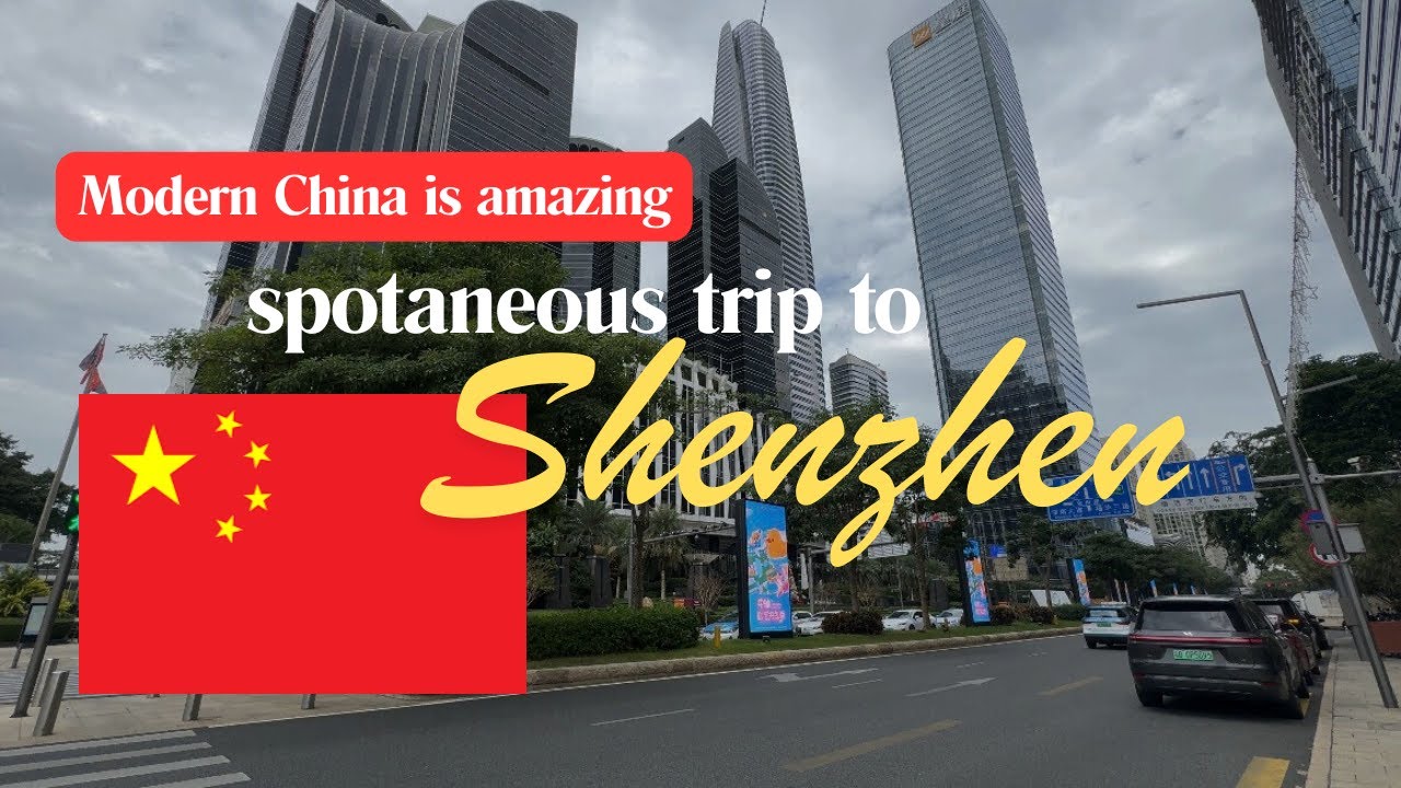 we crossed the border to Shenzhen (walking, malls, Global Tea Fair 2025) - First Impression of China