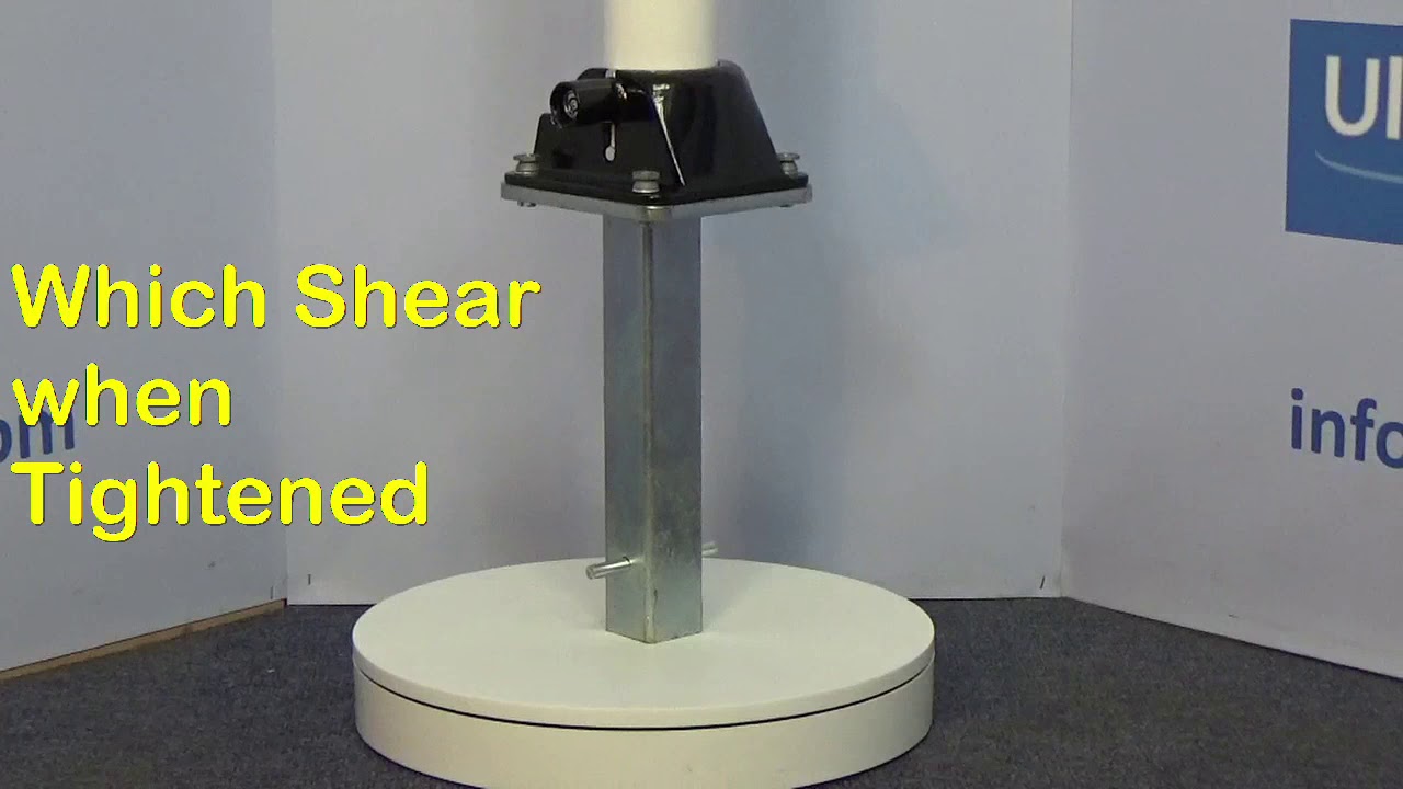 Fold Down Parking Post with a Ground Spigot